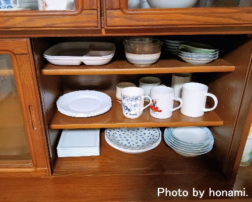 普段使いの食器の入れ場所